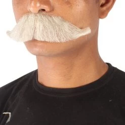 Premium Watson Human Facial Hair Mustache For Men | HPO 40 Premium Watson Human Facial Hair Mustache For Men | HPO