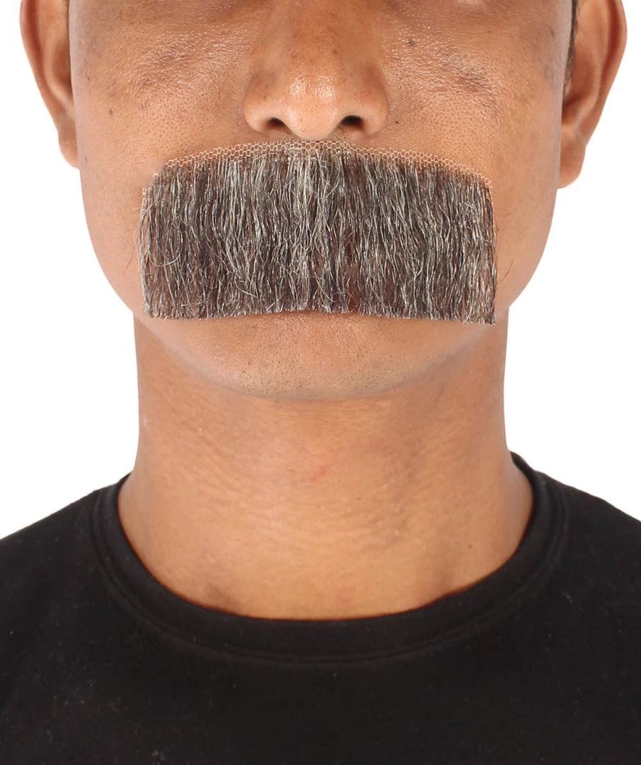 Men's Borat Human Hair Mustache | Facial Hair Multiple Colors Option | HPO 22 Men's Borat Human Hair Mustache | Facial Hair Multiple Colors Option | HPO