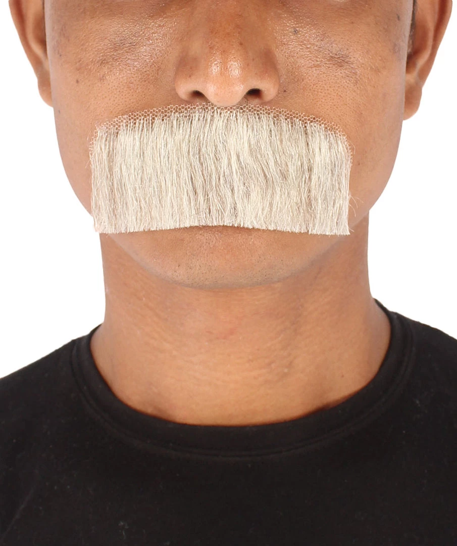 Men's Borat Human Hair Mustache | Facial Hair Multiple Colors Option | HPO 25 Men's Borat Human Hair Mustache | Facial Hair Multiple Colors Option | HPO