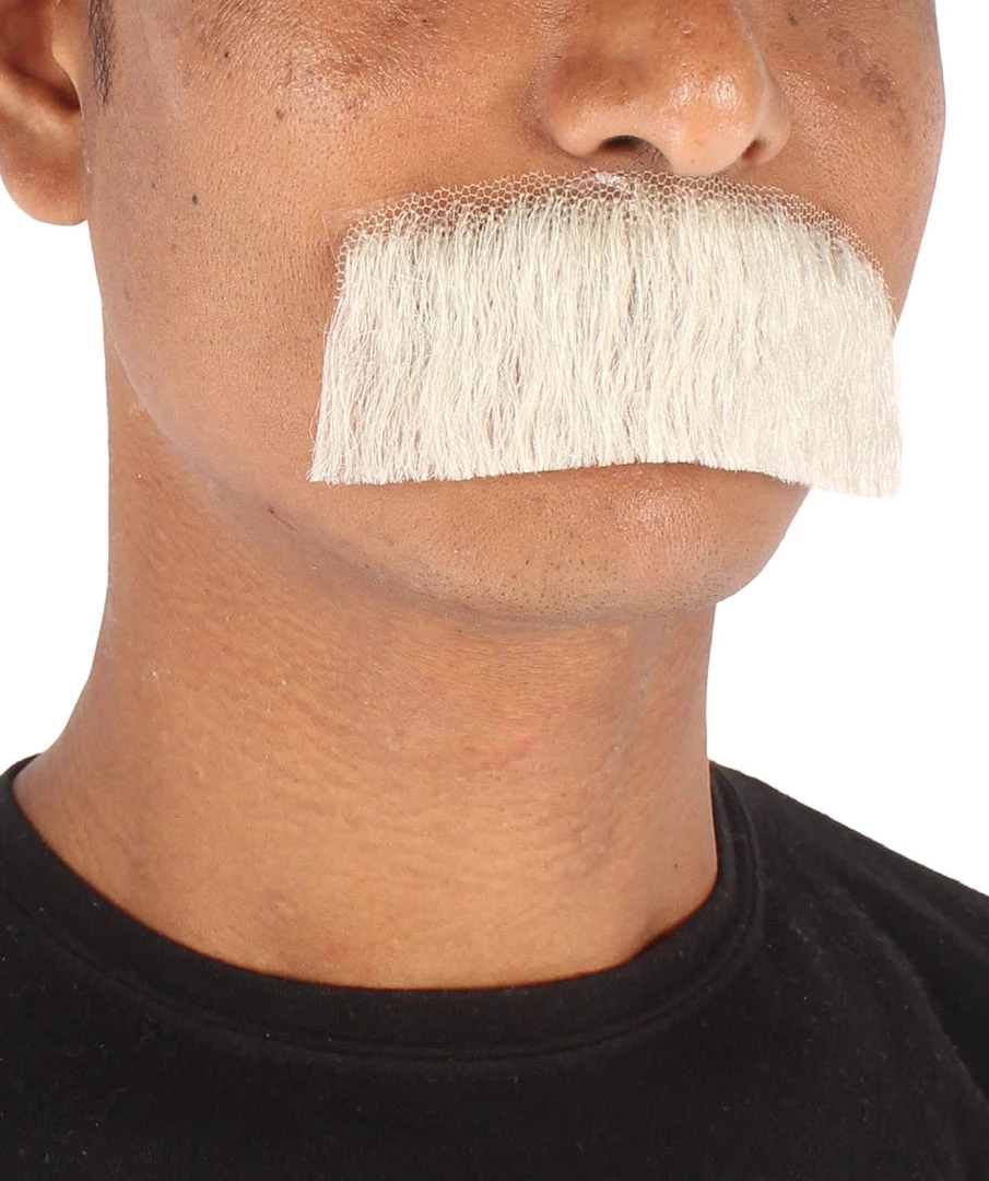 Men's Borat Human Hair Mustache | Facial Hair Multiple Colors Option | HPO 30 Men's Borat Human Hair Mustache | Facial Hair Multiple Colors Option | HPO