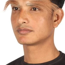 HPO Men's Fancy Style Eyebrow Set | Brown Cosplay Eyebrow Hair