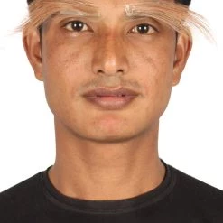 HPO Men's Fancy Style Eyebrow Set | Brown Cosplay Eyebrow Hair