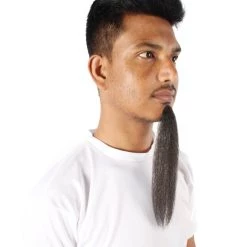 Men's Nepolean Imperial Long Beard | Black Synthetic Facial Hair | HPO 11 Men's Nepolean Imperial Long Beard | Black Synthetic Facial Hair | HPO