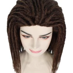 HPO Ombre Halloween Dreadlocks Style Women's Wig | Brown Hair | Premium Breathable Capless Cap