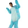 HPO Blue And Pink Scare Monster Costume - Long Synthetic Fibers Men's