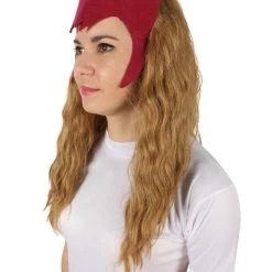 HPO Adult Women's Superhero Witch Wanda Golden Blonde Wig