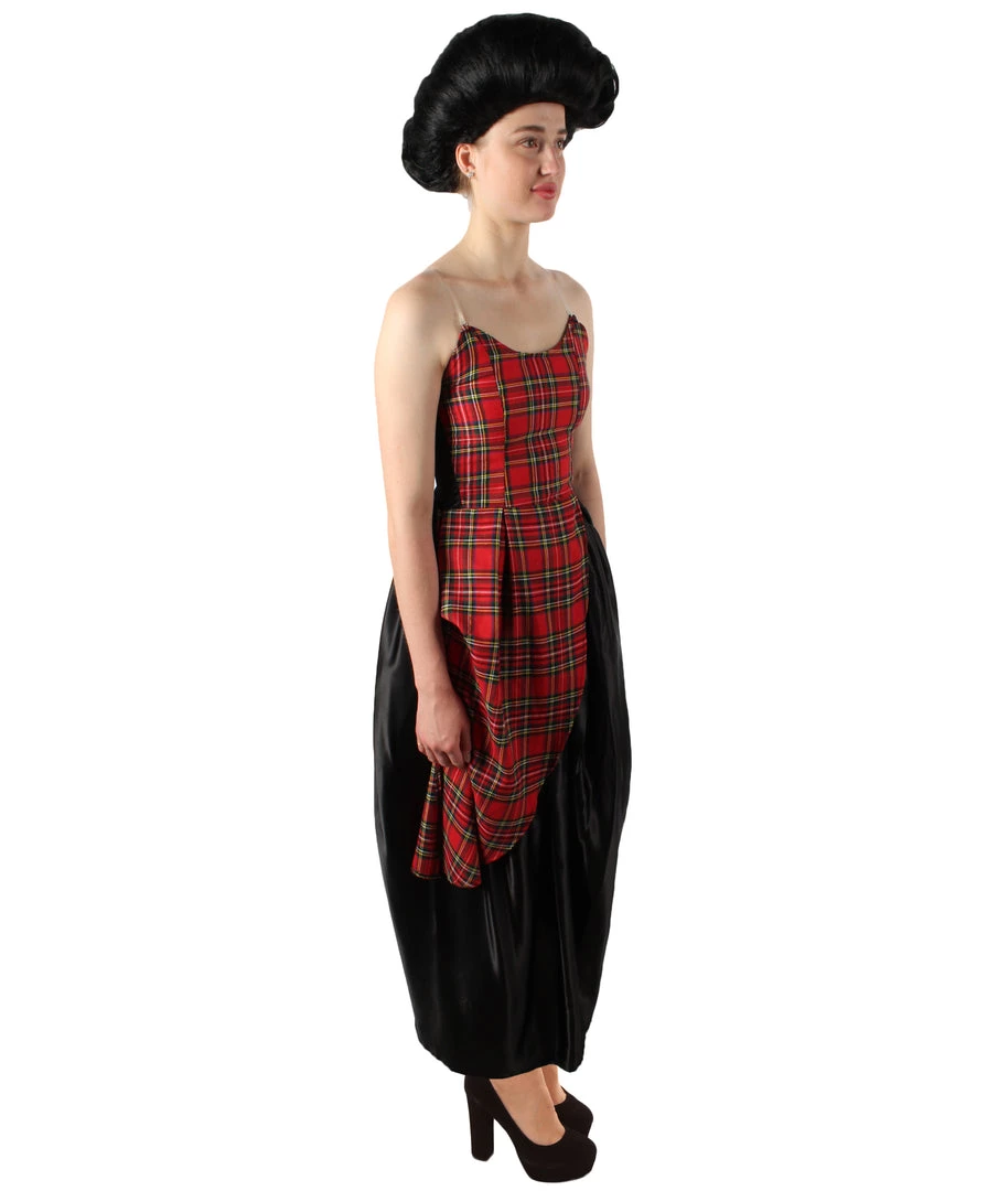 HPO Adult Women’s Christmas Movie Red Black Tartan Checked Couture Costume Men's 7 HPO Adult Women’s Christmas Movie Red Black Tartan Checked Couture Costume Men's