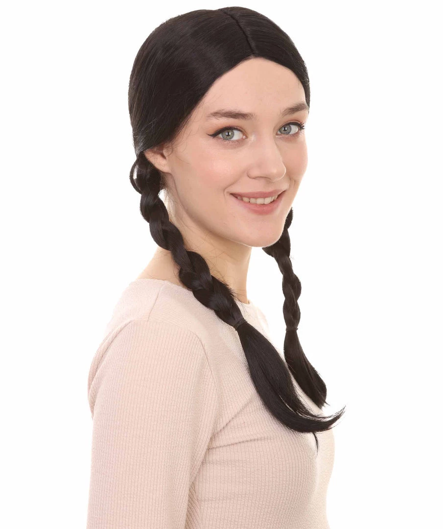 HPO Women Cow Girl Wig Black | Premium Breathable Capless Cap 4 HPO Women Cow Girl Wig Black | Premium Breathable Capless Cap