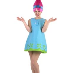 HPO Adult Women's Troll Princess Costume | Multiple Colors Cosplay Costume