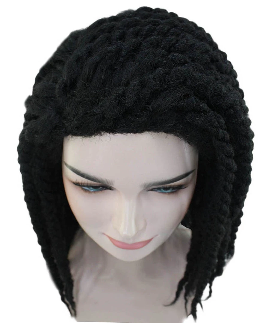 HPO Long Black Dreadlock Women's Wig | Human Hair Dreadlock Wig | Premium Breathable Capless Cap 7 HPO Long Black Dreadlock Women's Wig | Human Hair Dreadlock Wig | Premium Breathable Capless Cap