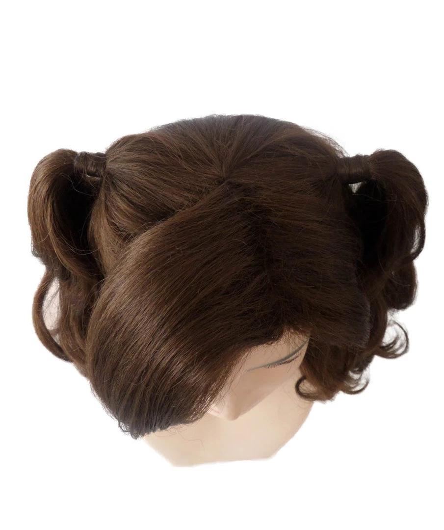 HPO Jubilee Womens Wig | Dark Auburn Party Ready Fancy Cosplay Wig | Premium Breathable Capless Cap Men's 8 HPO Jubilee Womens Wig | Dark Auburn Party Ready Fancy Cosplay Wig | Premium Breathable Capless Cap Men's