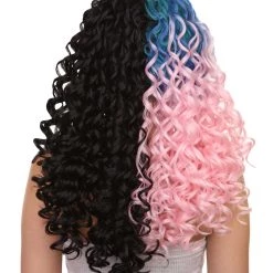 Women's Two Tone Lace Front Curls With Heart Curled Bangs | Nunique