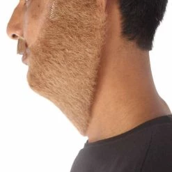 HPO Men's Synthetic Hair Long Beard Cosplay Facial Hair Multiple Color Options