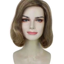 HPO Adult Women's Short Wavy Halloween Modern Wife Wig Multiple Color Options