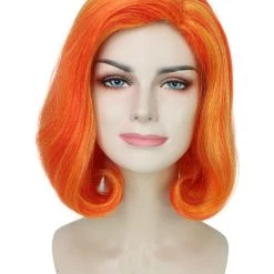 HPO Adult Women's Short Wavy Halloween Modern Wife Wig Multiple Color Options