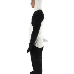 HPO Adult Men's Black And White Straight Long Jumpsuit Panda Costume Bundle 12 HPO Adult Men's Black And White Straight Long Jumpsuit Panda Costume Bundle