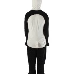 HPO Adult Men's Black And White Straight Long Jumpsuit Panda Costume Bundle 13 HPO Adult Men's Black And White Straight Long Jumpsuit Panda Costume Bundle