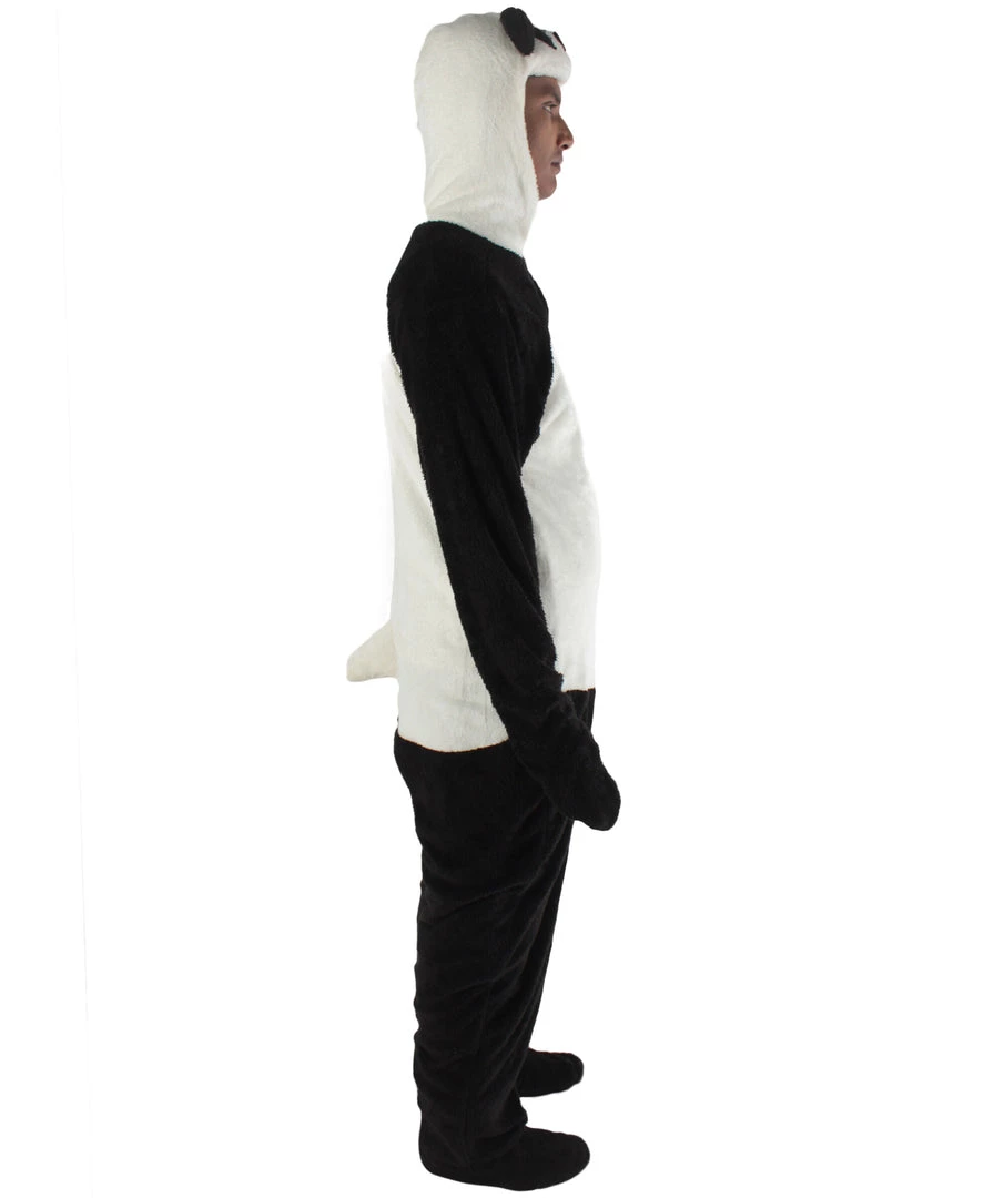 HPO Adult Men's Black And White Straight Long Jumpsuit Panda Costume Bundle 6 HPO Adult Men's Black And White Straight Long Jumpsuit Panda Costume Bundle
