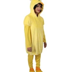 HPO Adult Women's Yellow And Pink Dress Chicken Costume Bundle