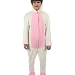 HPO Adult Women's White And Pink Dress Rabbit Costume Bundle