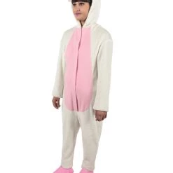 HPO Adult Women's White And Pink Dress Rabbit Costume Bundle
