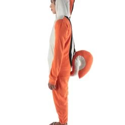HPO Adult Women's Orange And White Jumpsuit Squirrel Costume Bundle 12 HPO Adult Women's Orange And White Jumpsuit Squirrel Costume Bundle