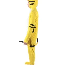 HPO Adult Women's Yellow And White Jumpsuit Tiger Costume Bundle 13 HPO Adult Women's Yellow And White Jumpsuit Tiger Costume Bundle