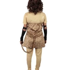 HPO Adult Women's Brows Leopard Costume Bundlen And Black Dres
