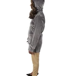 HPO Adult Women's Grey Dress With Shorts Koala Costume Bundle 12 HPO Adult Women's Grey Dress With Shorts Koala Costume Bundle