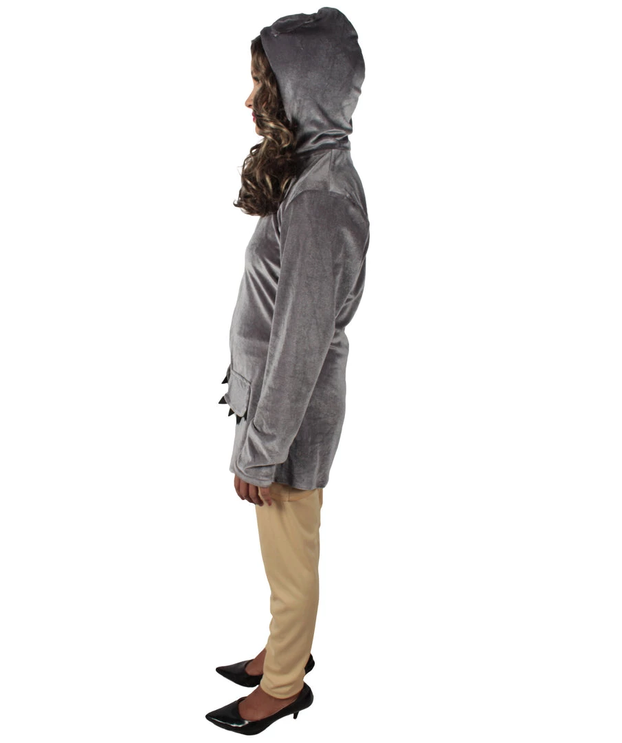 HPO Adult Women's Grey Dress With Shorts Koala Costume Bundle 4 HPO Adult Women's Grey Dress With Shorts Koala Costume Bundle