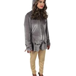 HPO Adult Women's Grey Dress With Shorts Koala Costume Bundle 15 HPO Adult Women's Grey Dress With Shorts Koala Costume Bundle