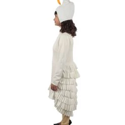 HPO Adult Women's White Dress Swan Costume Bundle