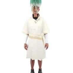 HPO Adult Men's Cream Color Top Anime Doctor Style Costume Bundle