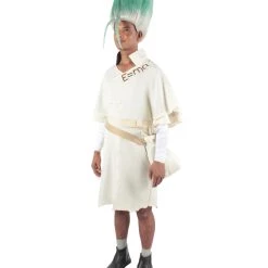 HPO Adult Men's Cream Color Top Anime Doctor Style Costume Bundle