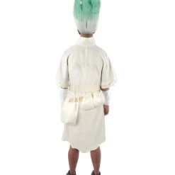 HPO Adult Men's Cream Color Top Anime Doctor Style Costume Bundle