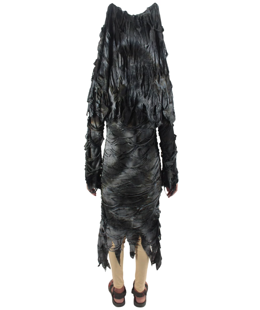 HPO Adult Women's Black Dreadful Style Costume Bundle 5 HPO Adult Women's Black Dreadful Style Costume Bundle