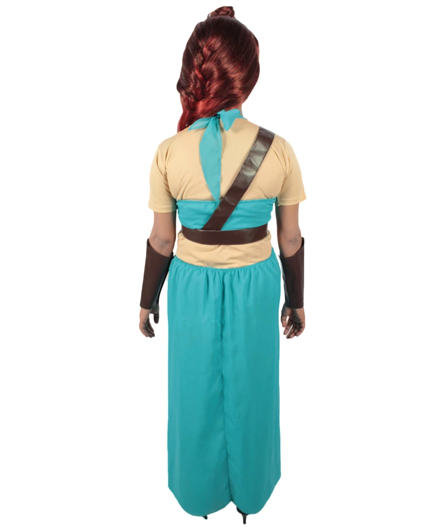 HPO Adult Women's Blue Medieval Warrior Costume Bundle, Multiple Size Options 29 HPO Adult Women's Blue Medieval Warrior Costume Bundle, Multiple Size Options