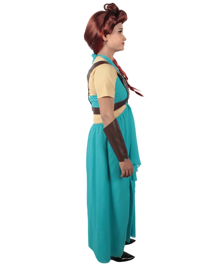 HPO Adult Women's Blue Medieval Warrior Costume Bundle, Multiple Size Options 30 HPO Adult Women's Blue Medieval Warrior Costume Bundle, Multiple Size Options