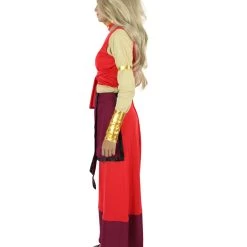 HPO Adult Women's Red Straight Long Waterbender Fire Nation Costume