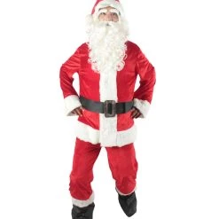 HPO Men's Christmas Santa Body Suit Costume Bundle 80 HPO Men's Christmas Santa Body Suit Costume Bundle