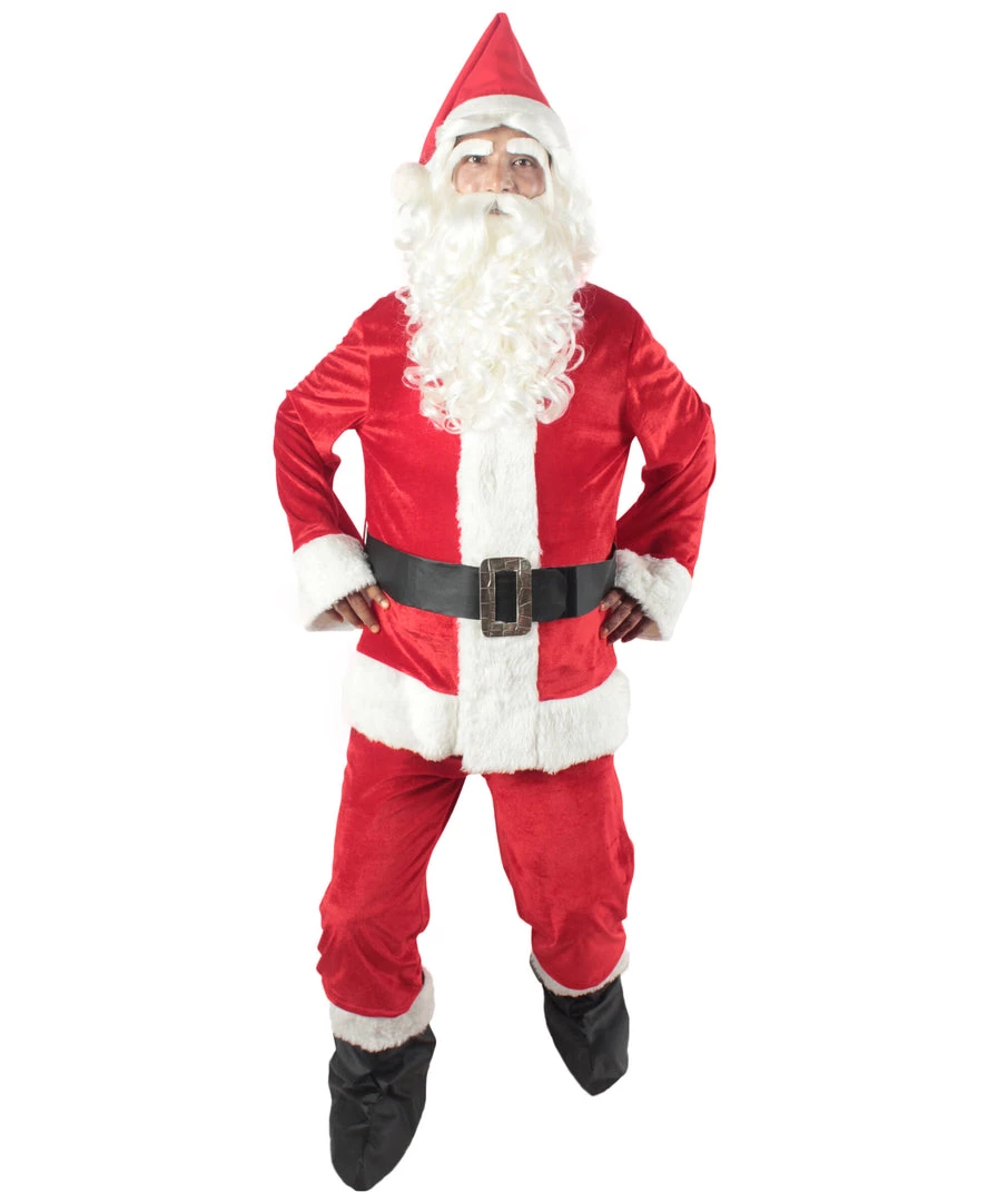 HPO Men's Christmas Santa Body Suit Costume Bundle 37 HPO Men's Christmas Santa Body Suit Costume Bundle