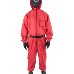 HPO Adult Unisex K-drama Survival Game TV Show Soldier Cosplay Costume Bundle