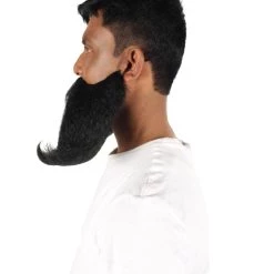 HPO Adult Men's Giant Twisted Wizard Champion Mustache And Beard, Multiple Color Options, Synthetic Fiber 46 HPO Adult Men's Giant Twisted Wizard Champion Mustache And Beard, Multiple Color Options, Synthetic Fiber