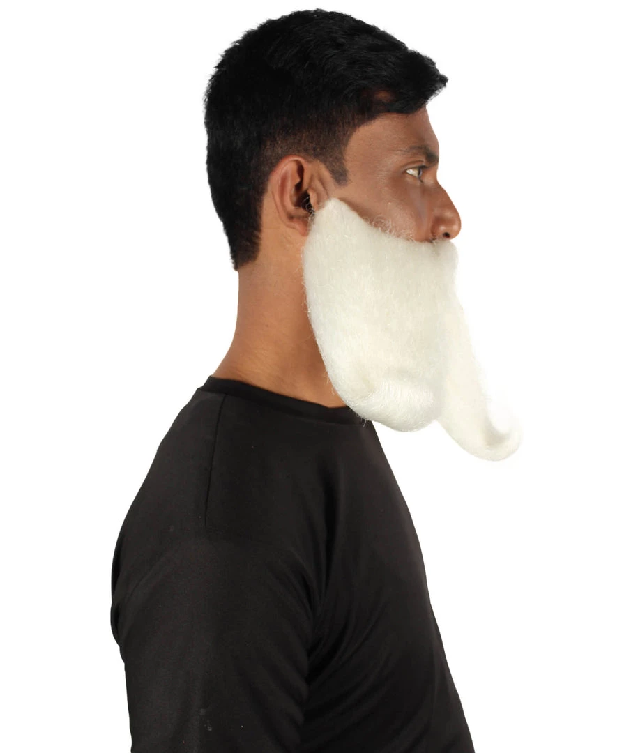 HPO Adult Men's Giant Twisted Wizard Champion Mustache And Beard, Multiple Color Options, Synthetic Fiber 23 HPO Adult Men's Giant Twisted Wizard Champion Mustache And Beard, Multiple Color Options, Synthetic Fiber