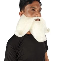 HPO Adult Men's Giant Twisted Wizard Champion Mustache And Beard, Multiple Color Options, Synthetic Fiber 55 HPO Adult Men's Giant Twisted Wizard Champion Mustache And Beard, Multiple Color Options, Synthetic Fiber