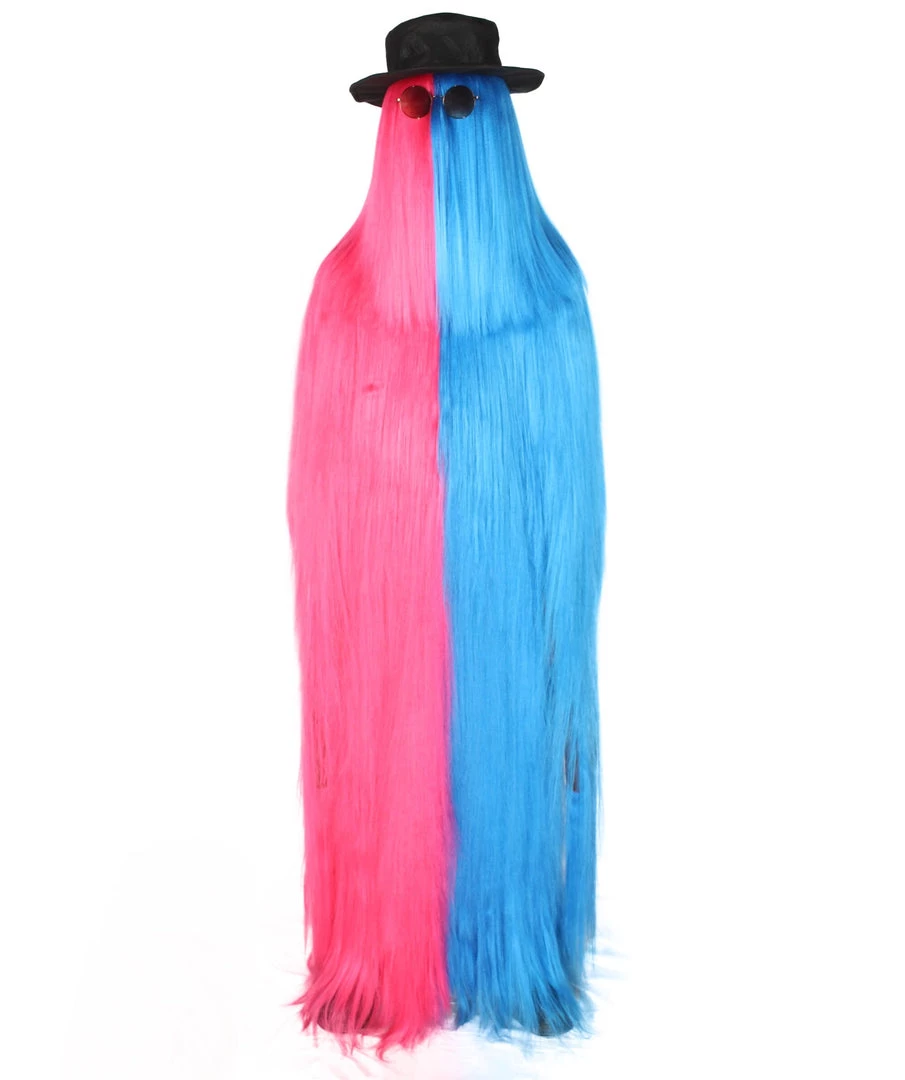 HPO Premium Adults Men's/Women's Dapper Creature Playboy Mixed Gold Tinsel Costume & Wig 17 HPO Premium Adults Men's/Women's Dapper Creature Playboy Mixed Gold Tinsel Costume & Wig