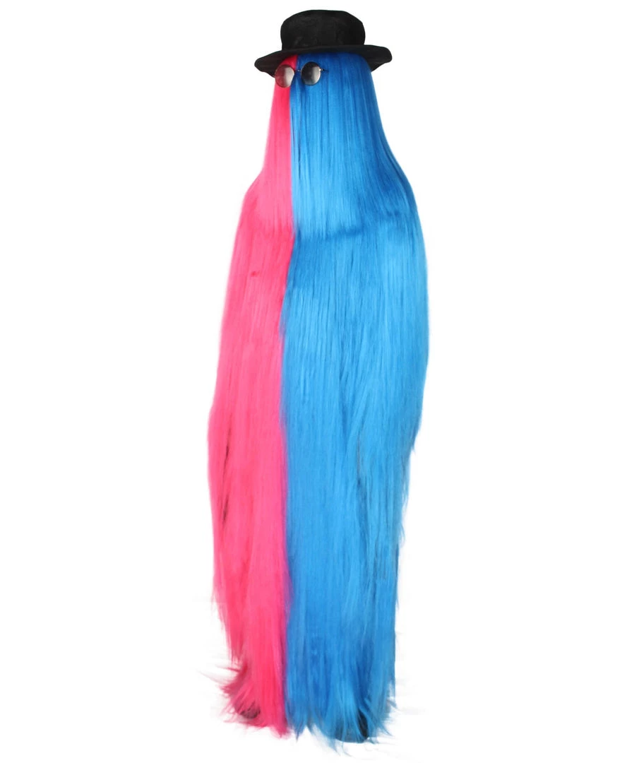 HPO Premium Adults Men's/Women's Dapper Creature Playboy Mixed Gold Tinsel Costume & Wig 18 HPO Premium Adults Men's/Women's Dapper Creature Playboy Mixed Gold Tinsel Costume & Wig