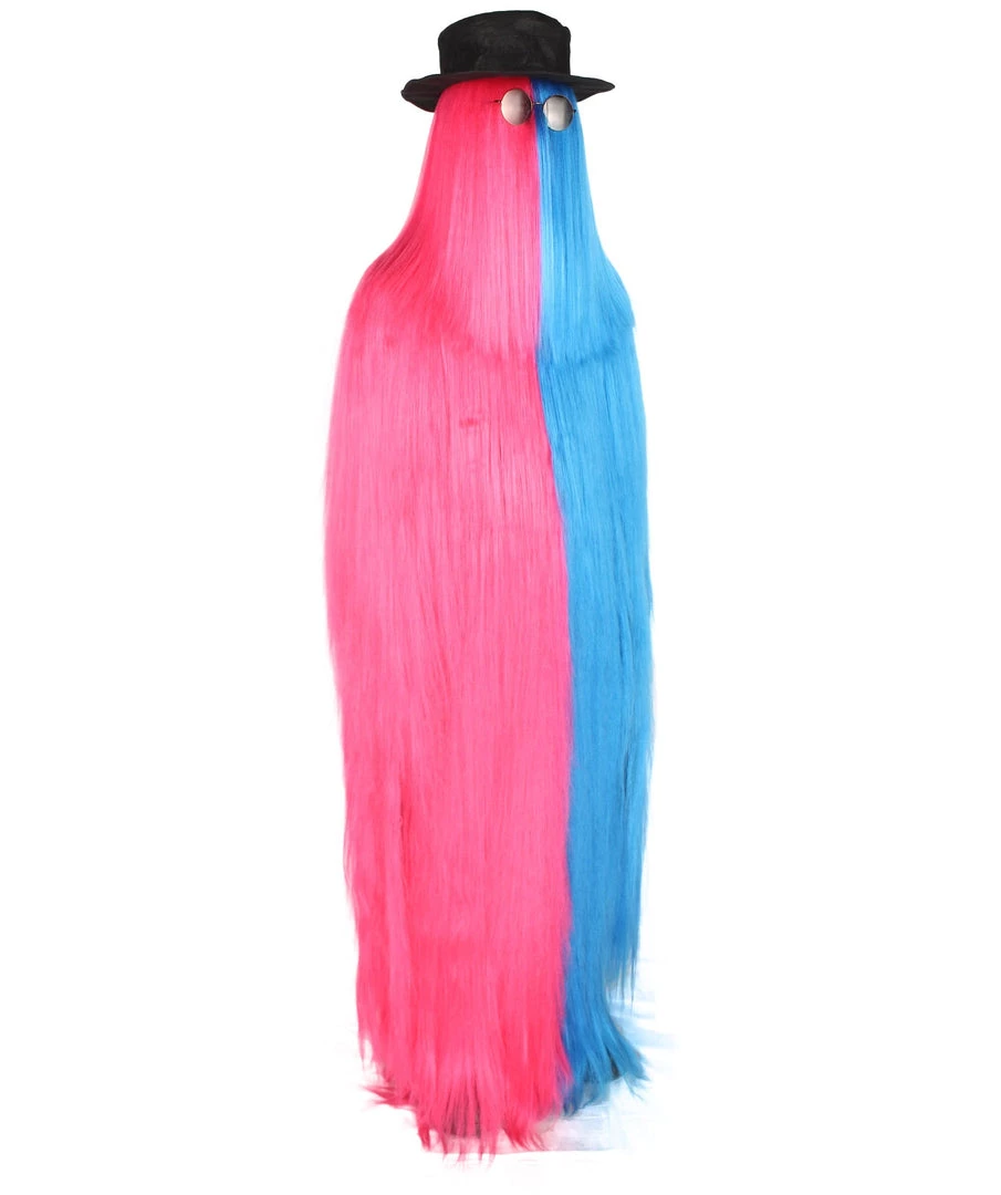 HPO Premium Adults Men's/Women's Dapper Creature Playboy Mixed Gold Tinsel Costume & Wig 9 HPO Premium Adults Men's/Women's Dapper Creature Playboy Mixed Gold Tinsel Costume & Wig