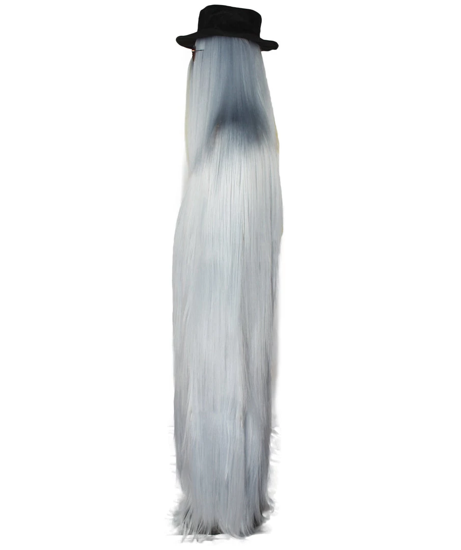 HPO Premium Adults Men's/Women's Dapper Creature Playboy Mixed Gold Tinsel Costume & Wig 12 HPO Premium Adults Men's/Women's Dapper Creature Playboy Mixed Gold Tinsel Costume & Wig