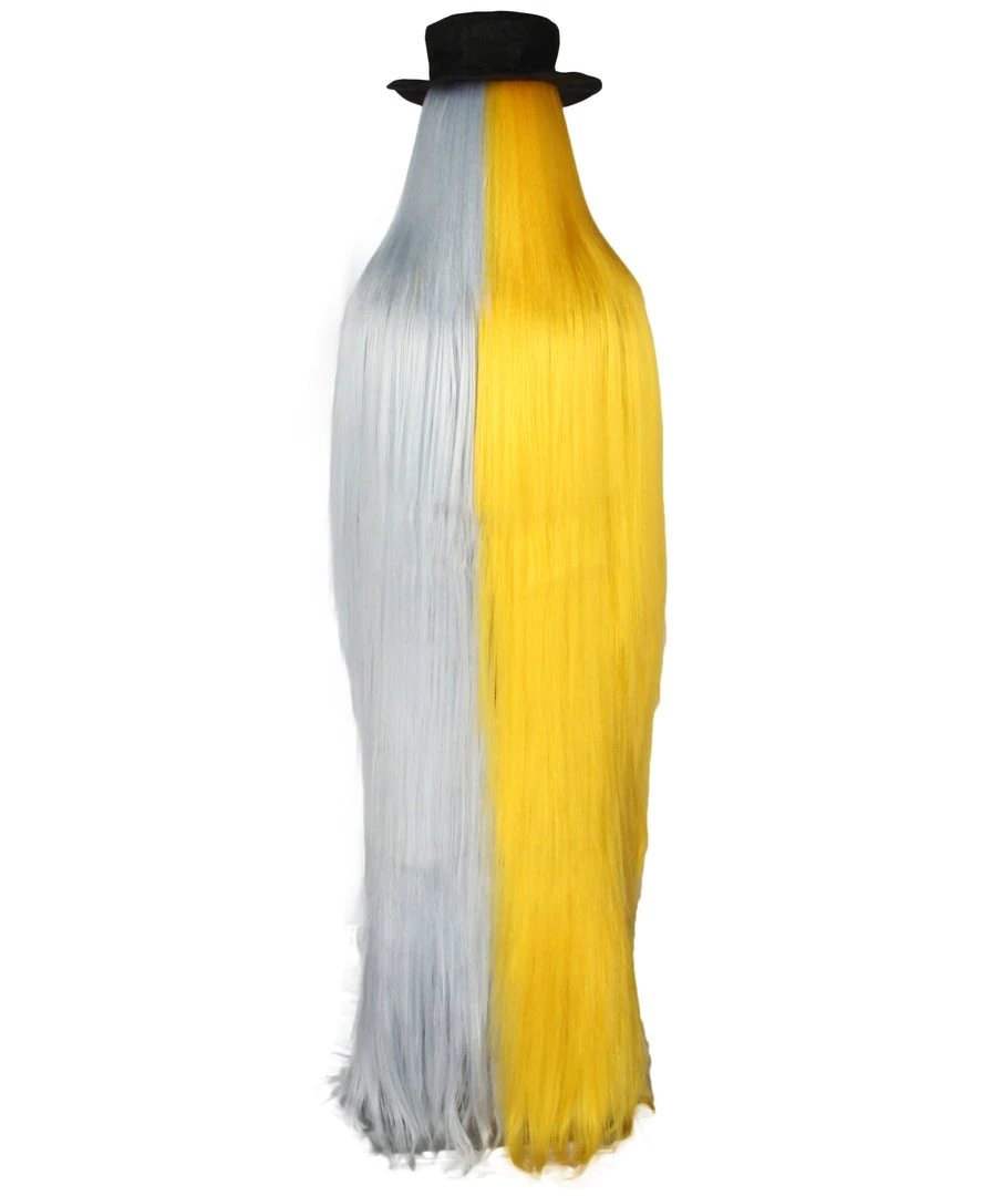 HPO Premium Adults Men's/Women's Dapper Creature Playboy Mixed Gold Tinsel Costume & Wig 6 HPO Premium Adults Men's/Women's Dapper Creature Playboy Mixed Gold Tinsel Costume & Wig